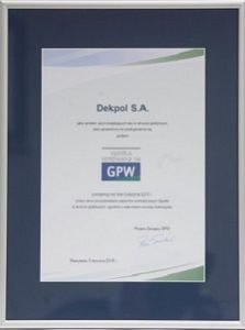 Możliwość stosowania przez dekpol logo GWP
